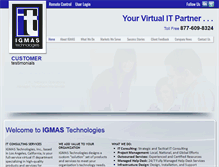 Tablet Screenshot of igmas.com